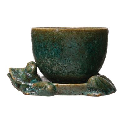 Frog Planter with Base
