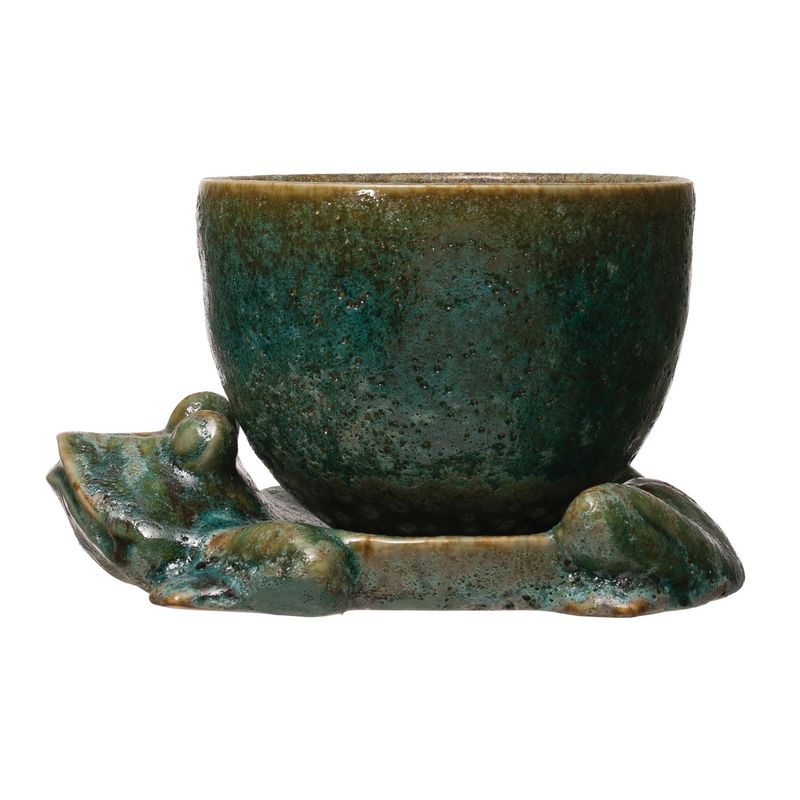Frog Planter with Base