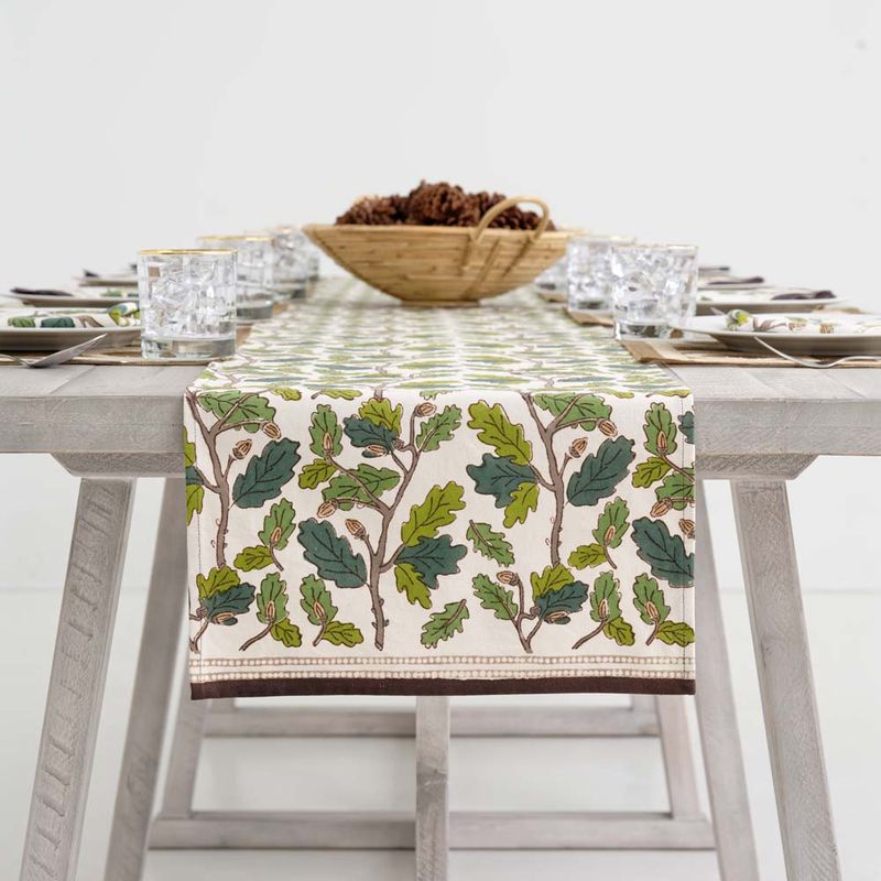Maple Acorn Table Runner
