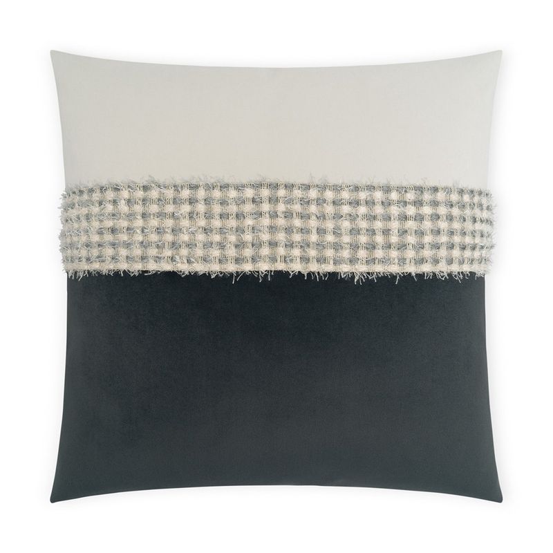 Throw Pillow- Fuzzy, Stone