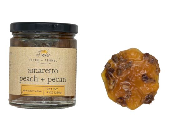 Amaretto Peach Pecan Preserves
