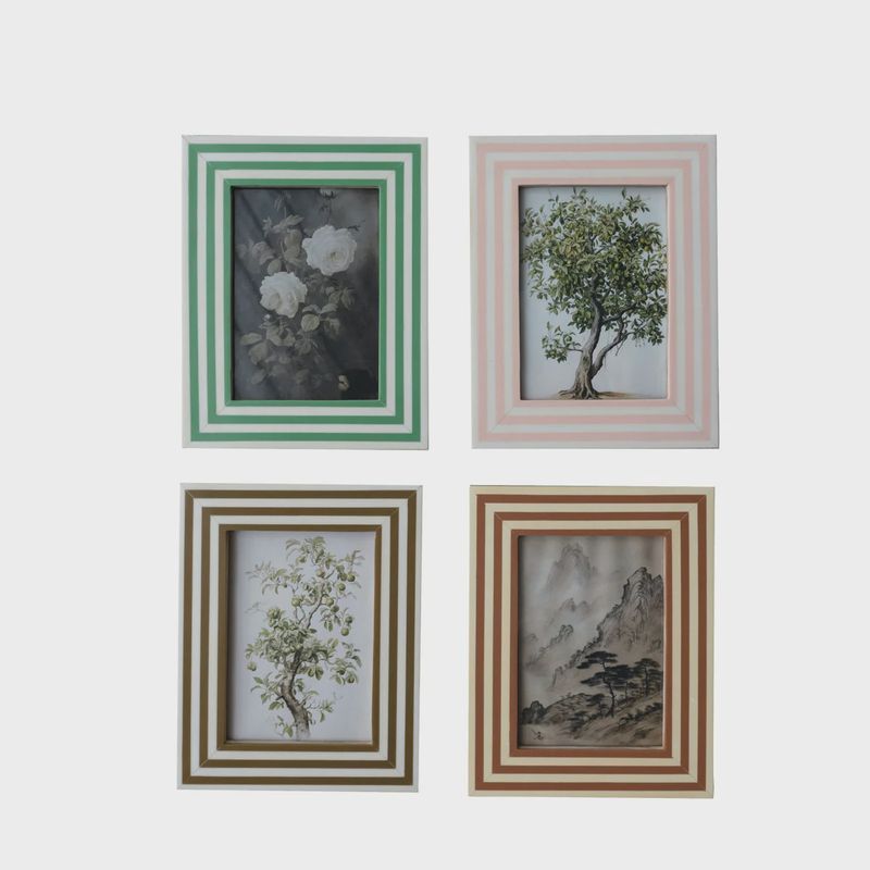 Inlaid Stripe Picture Frame