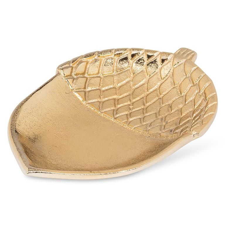 Acorn Tray, Gold