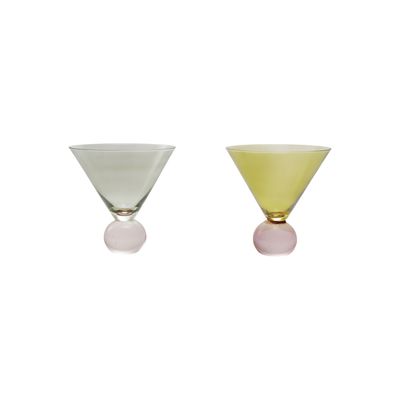 Two-tone Martini Glass, set of 2