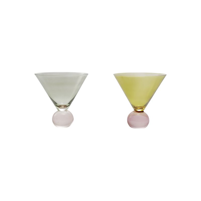 Two-tone Martini Glass, set of 2