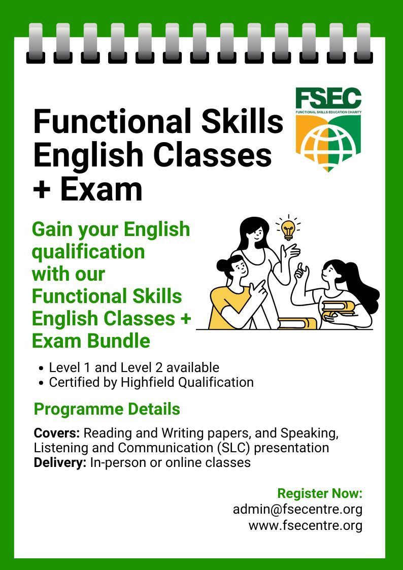 Functional Skills English & Exam