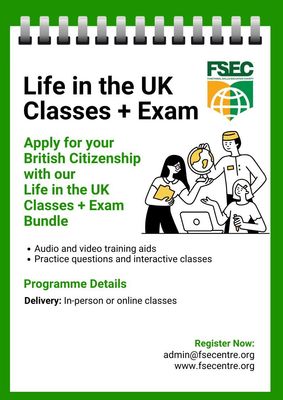 Life in the UK & Exam
