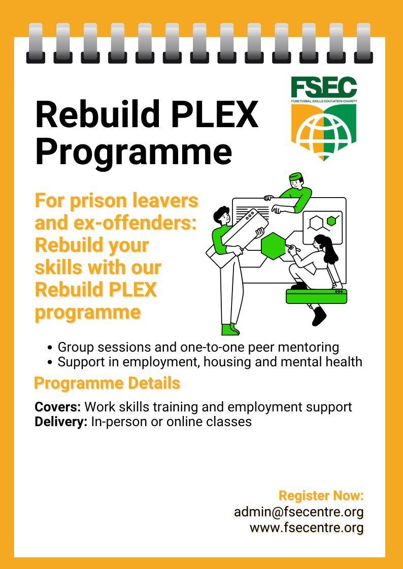 Rebuild - Prison leavers & Ex- Offender (PLEX)