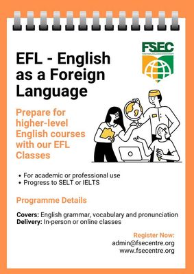 EFL - English as a Foreign Language