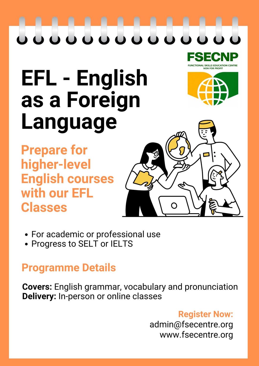 EFL - English as a Foreign Language EFL - English as a Foreign Language