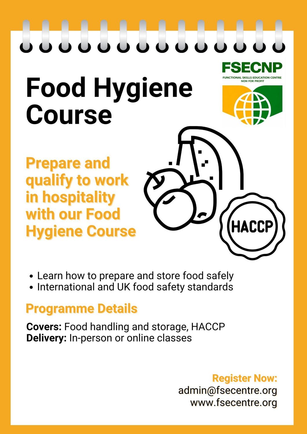 Food Hygiene Course