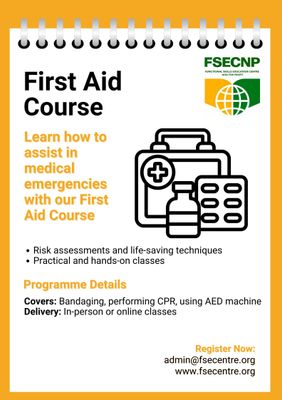 First Aid Training Course First Aid Training Course