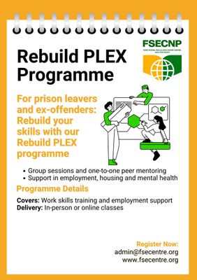 Rebuild - Prison leavers & Ex- Offender (PLEX) Rebuild - Prison leavers & Ex- Offender (PLEX)