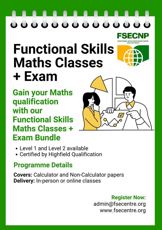 Functional Skills Maths & Exam Functional Skills Maths & Exam