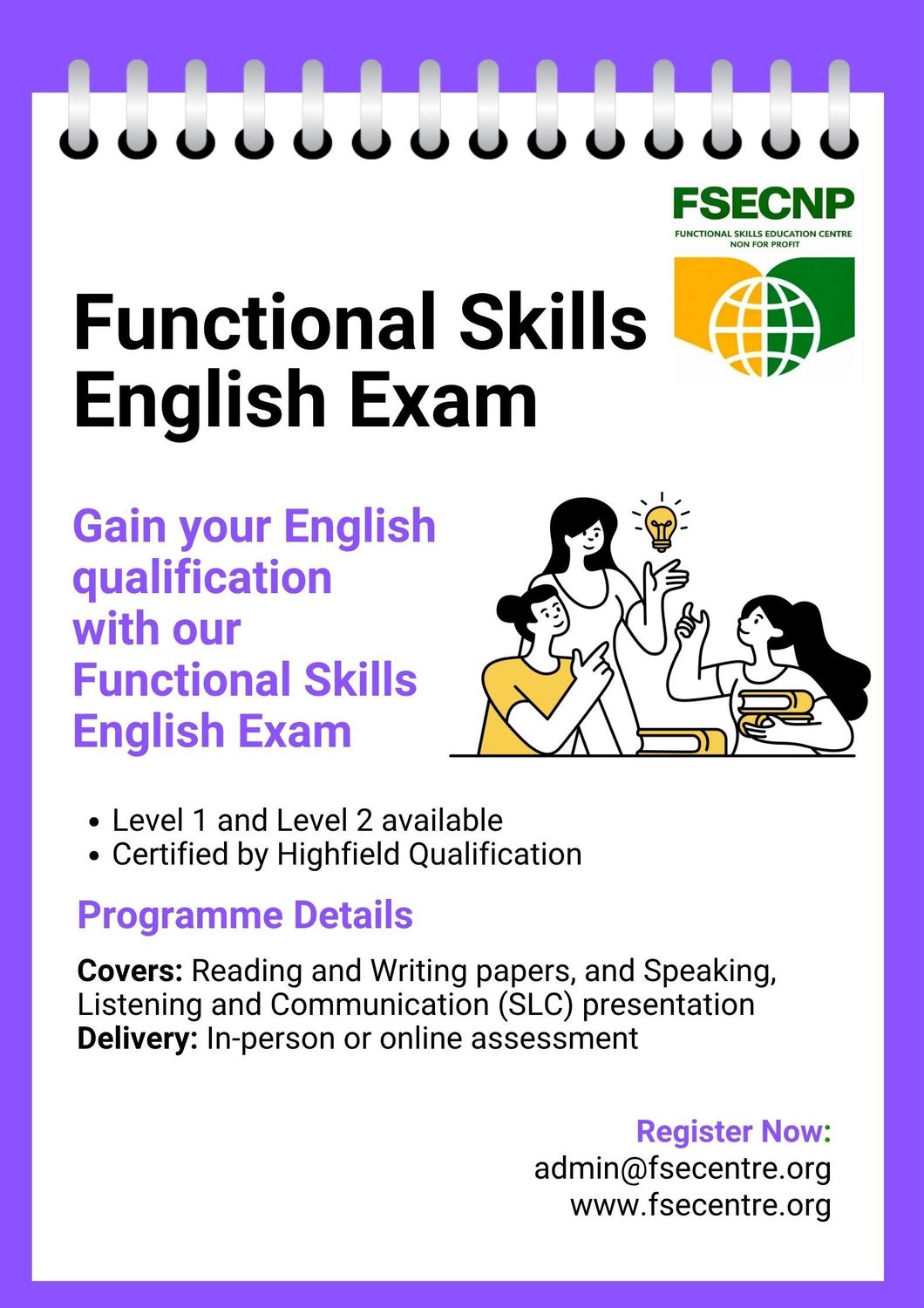 Functional Skills English Exam