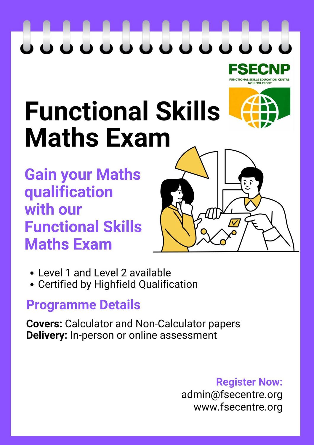 Functional Skills Maths Exam