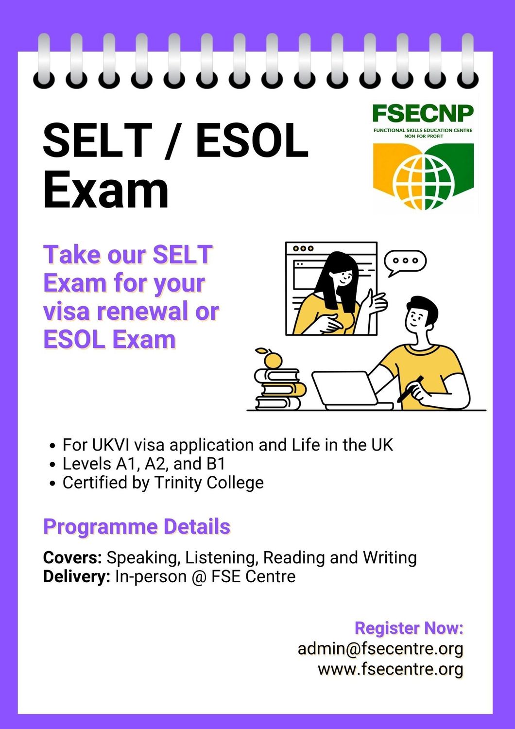 SELT / ESOL Exam