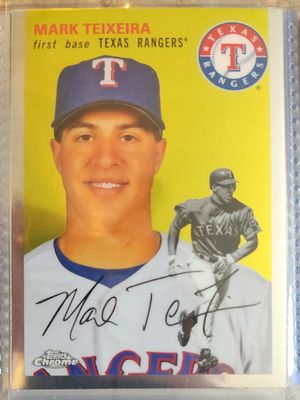 351 Mark Teixeira Texas Rangers 2023.0 2023 Topps Chrome Platinum Anniversary