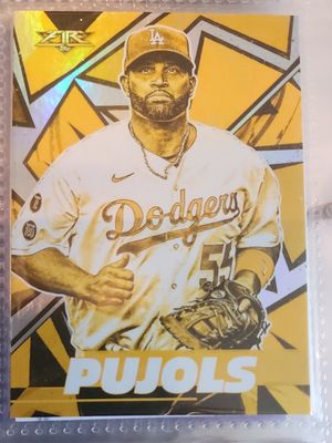 90 Albert Pujols Los Angeles Dodgers 2021.0 2021 Topps Fire: Gold Minted