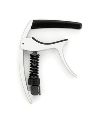 D&#39;Addario PW-CP-09S Tri-Action Capo Silver
