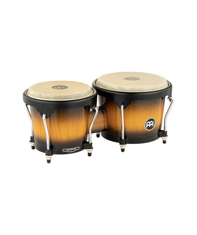 Meinl HB100VSB 6 3/4 X 8 Wood Bongos Vintage Sunburst