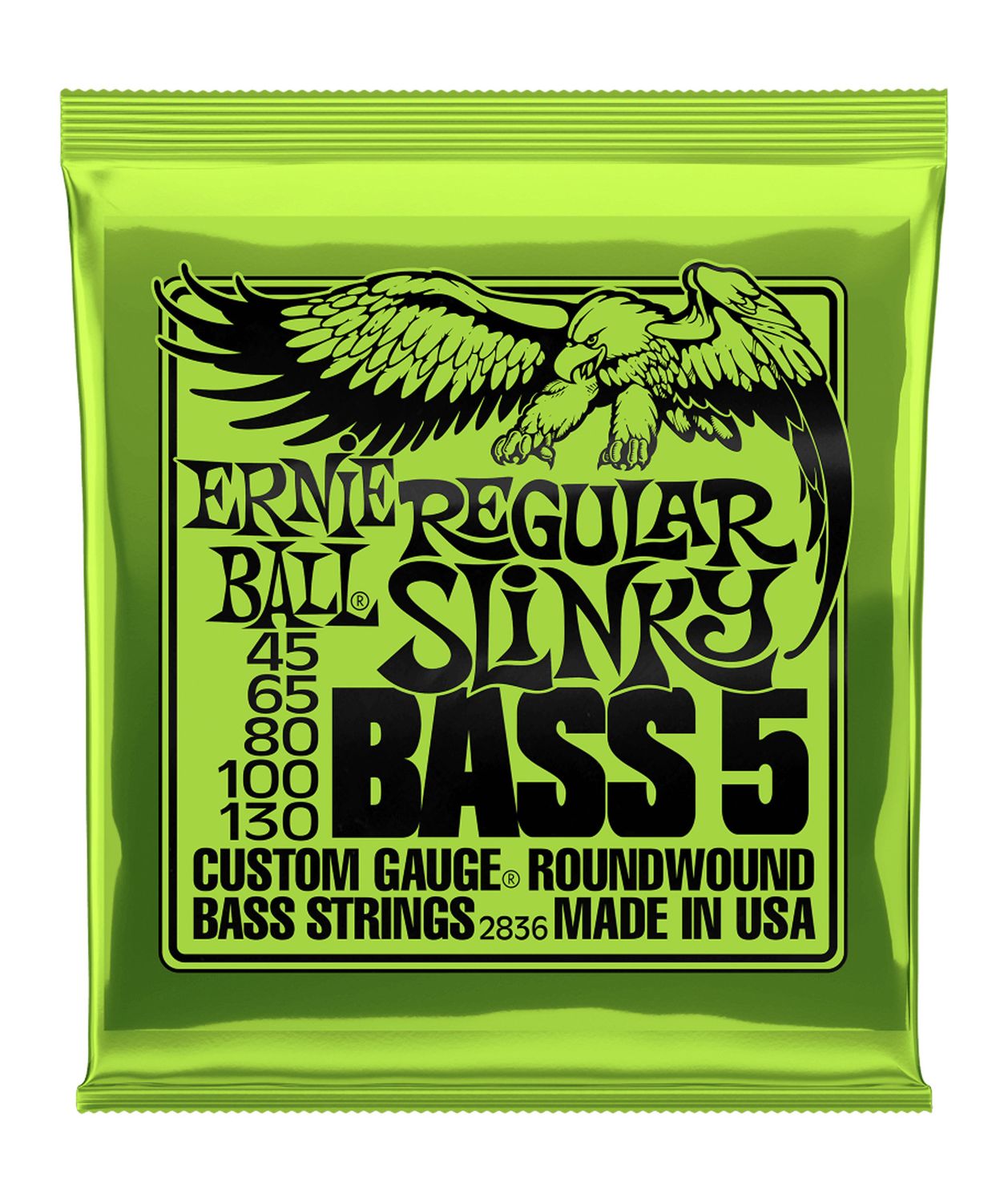Ernie Ball Regular Slinky 5 String Bass 45-130