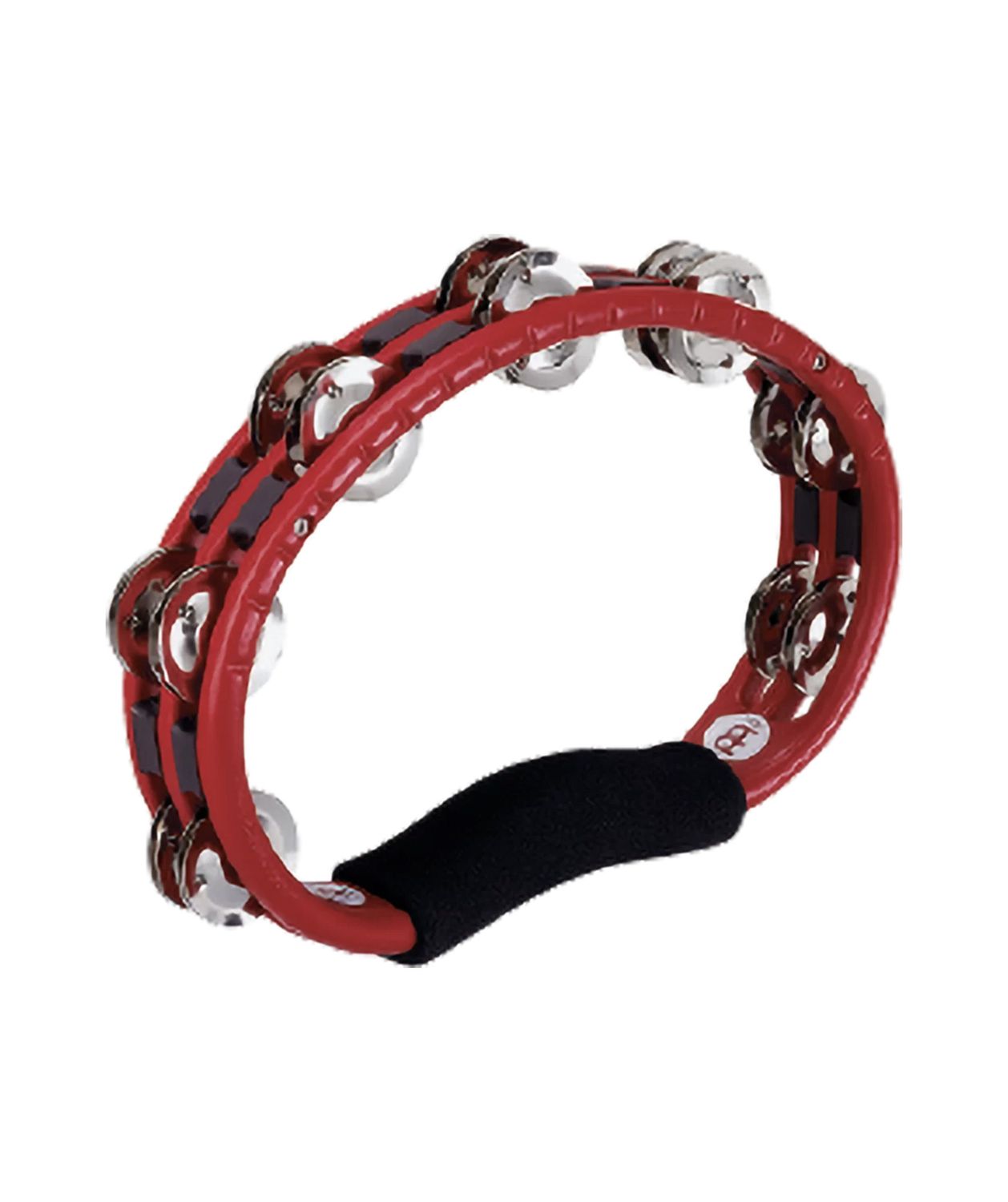 Meinl Hand Tambourine Steel Jingles Red