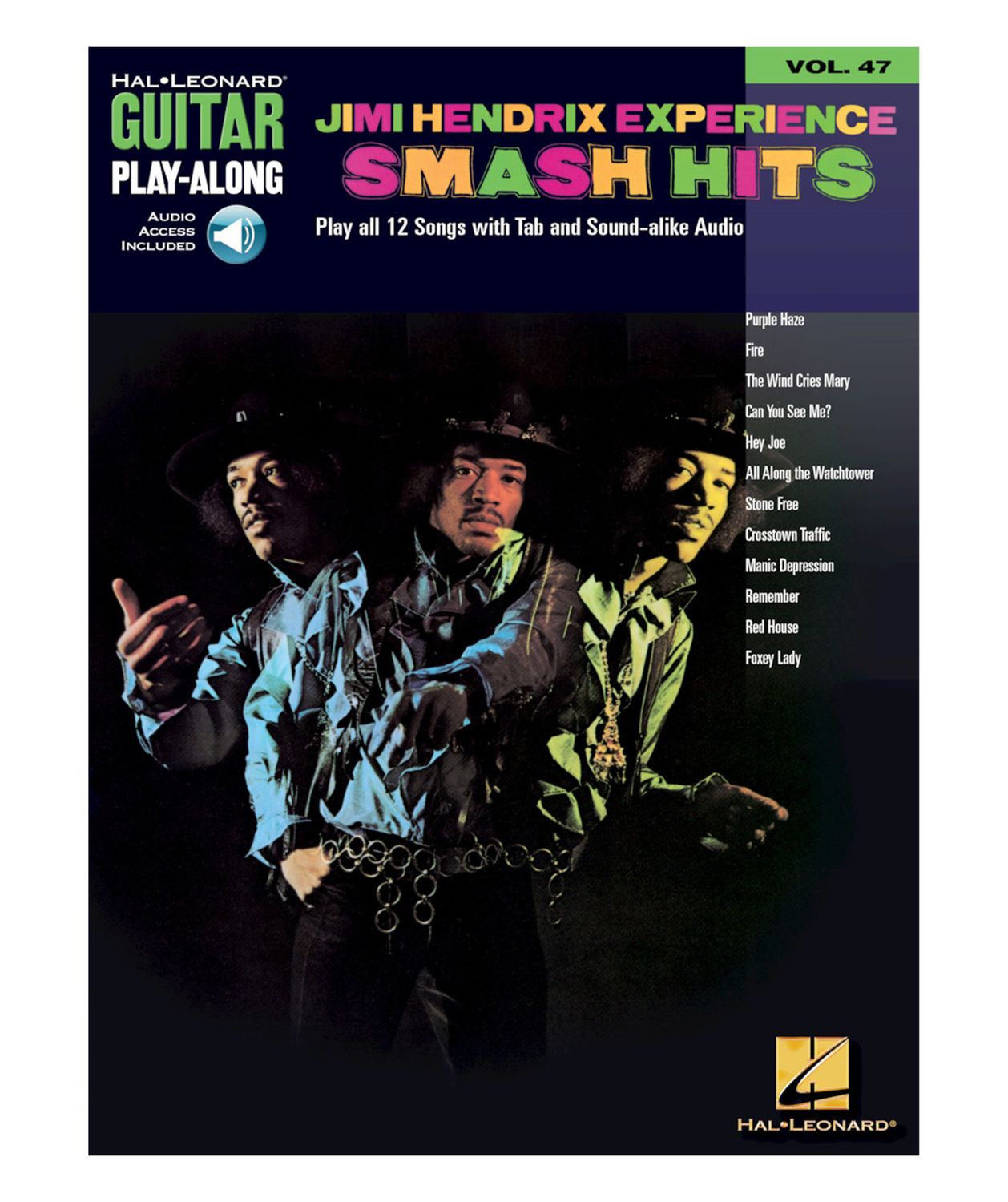 Jimi Hendrix Experience: Smash Hits Guitar Play-Along Volume 47