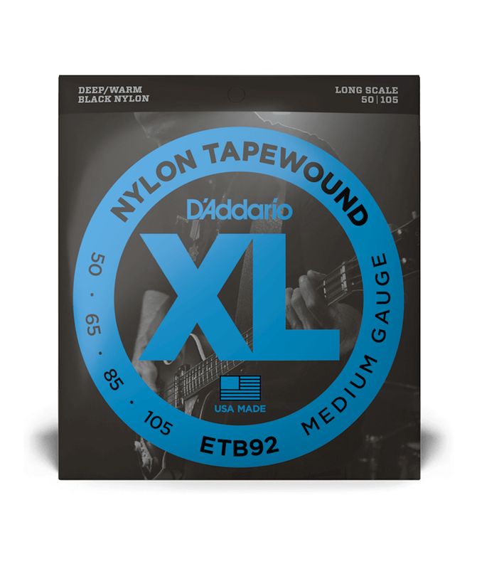 D&#39;Addario ETB92 Tapewound Nylon 50-105