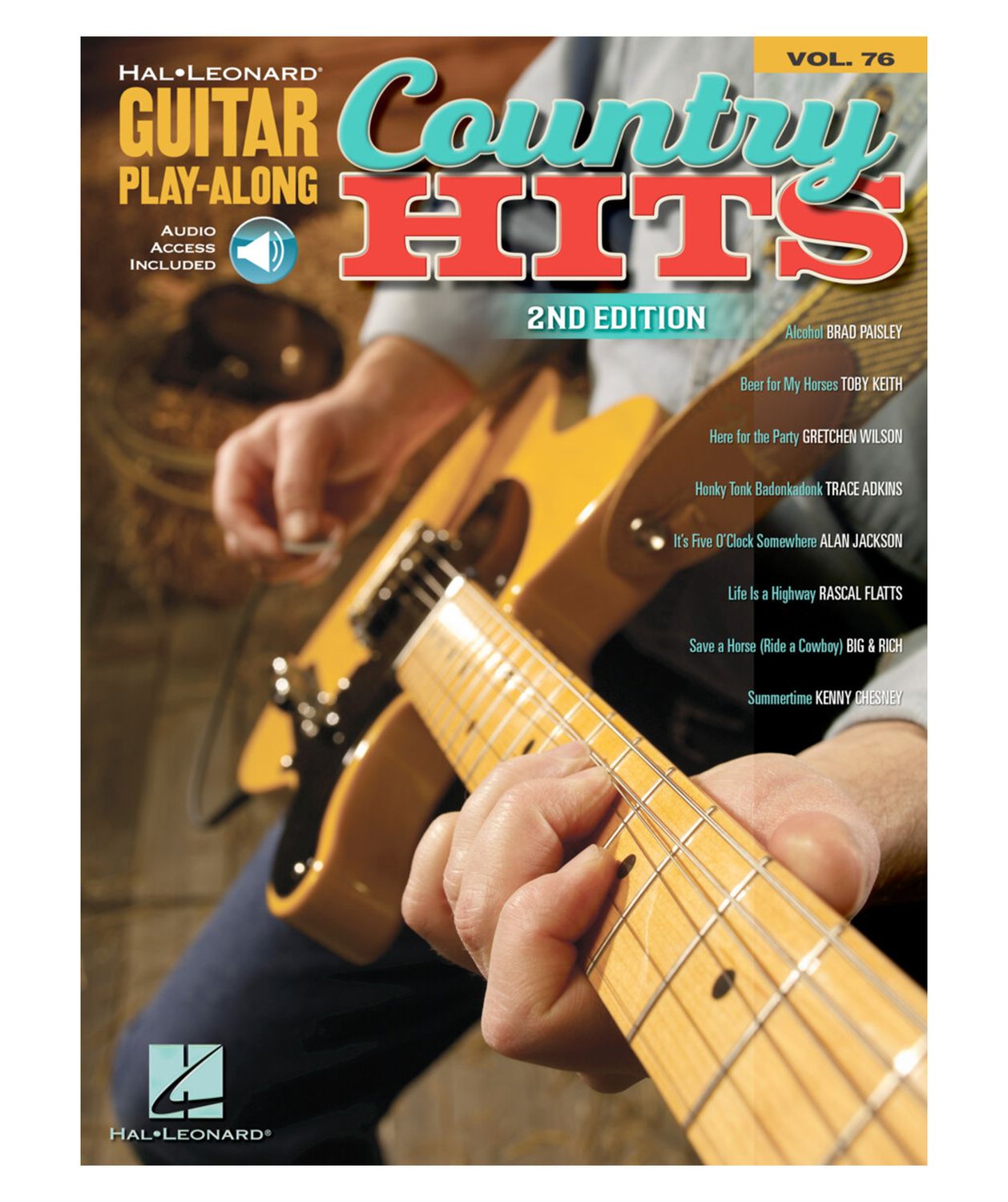 Country Hits- 2nd Edition- Guitar Play-Along Volume 76