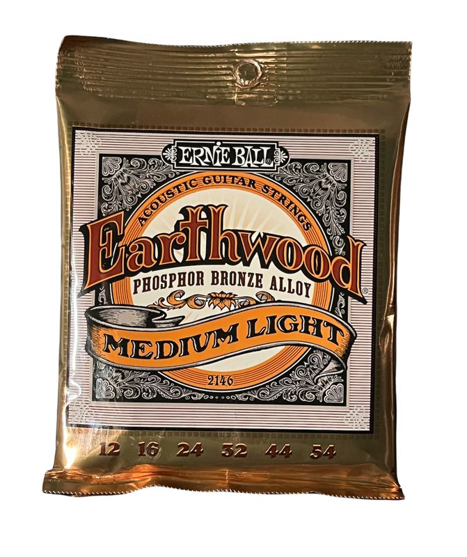 Ernie Ball P02416 Earthwood Medium Light Phosphor Bronze