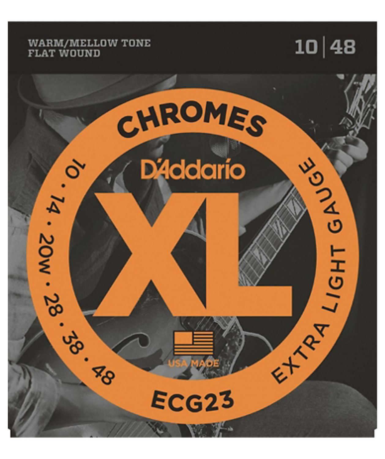 D&#39;Addario ECG23 Chromes 10-48 Extra Light