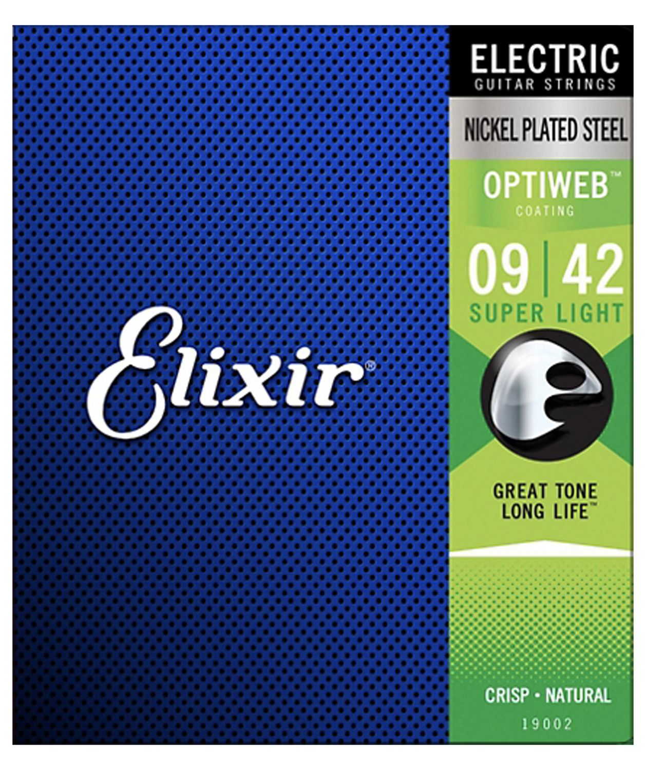 Elixir 19002 Optiweb Nickel Plated 9-42