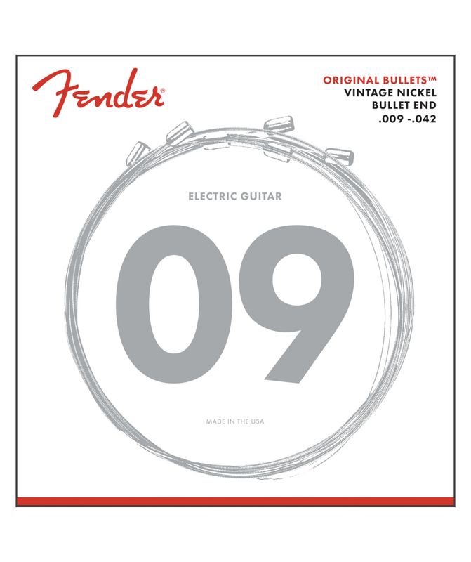 Fender 3150 Original Bullets Pure Nickel Bullet Ends 9-42