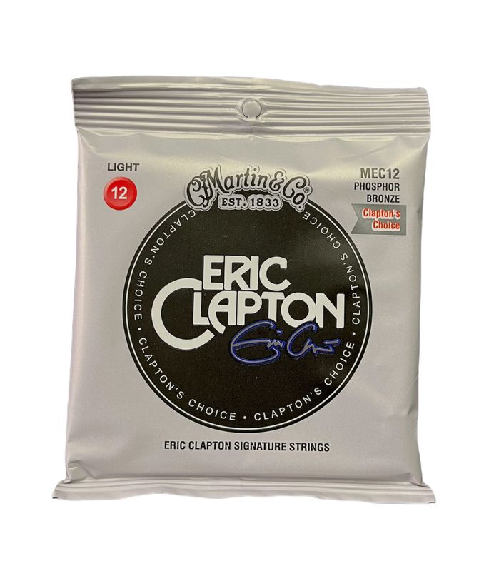 Martin MEC12 Eric Clapton Phosphor Bronze Light 12-54