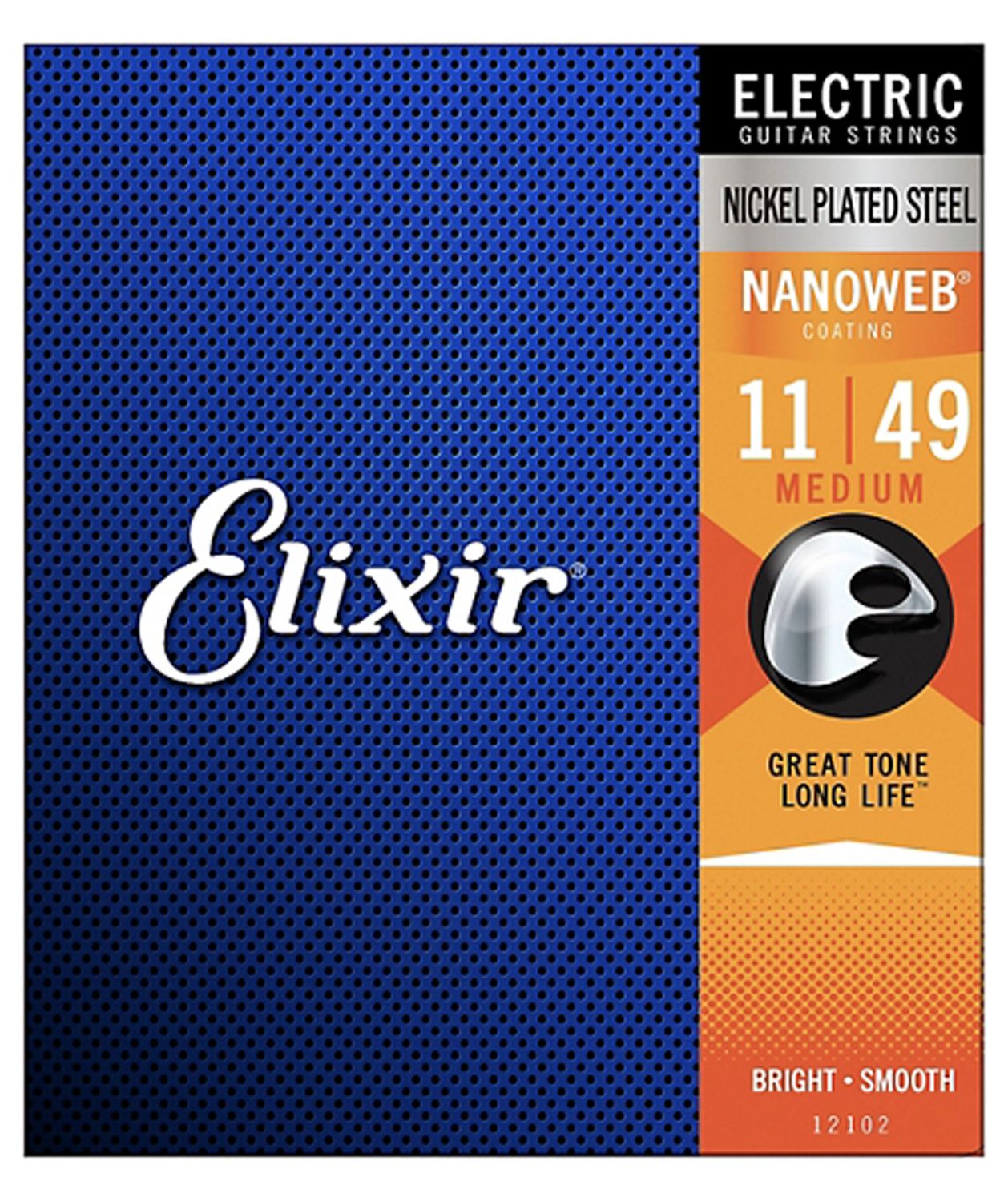 Elixir Nanoweb Nickel Plate Steel Medium  .011-.049
