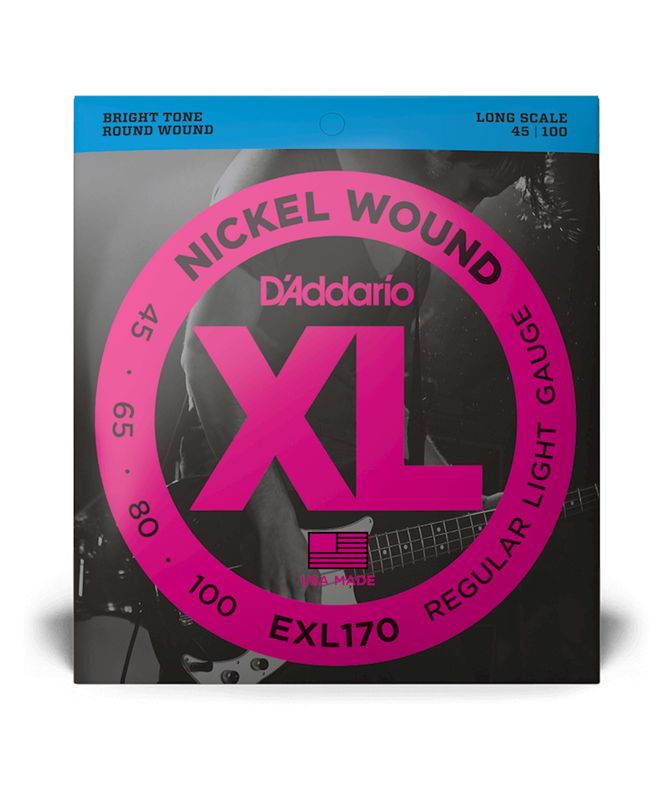 D&#39;Addario EXL170 Bass Nickel Wound 45-100