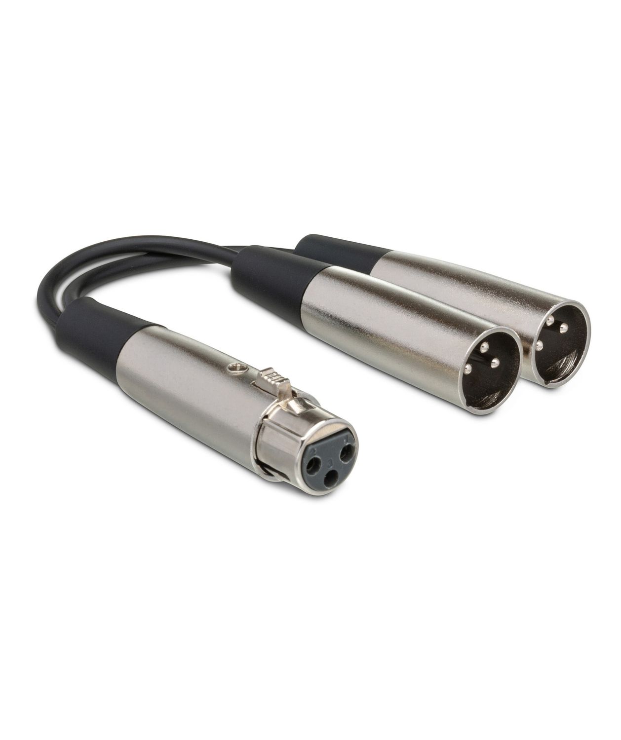 Hosa YXM-121 Y Cable XLR3F to Dual XLR3M