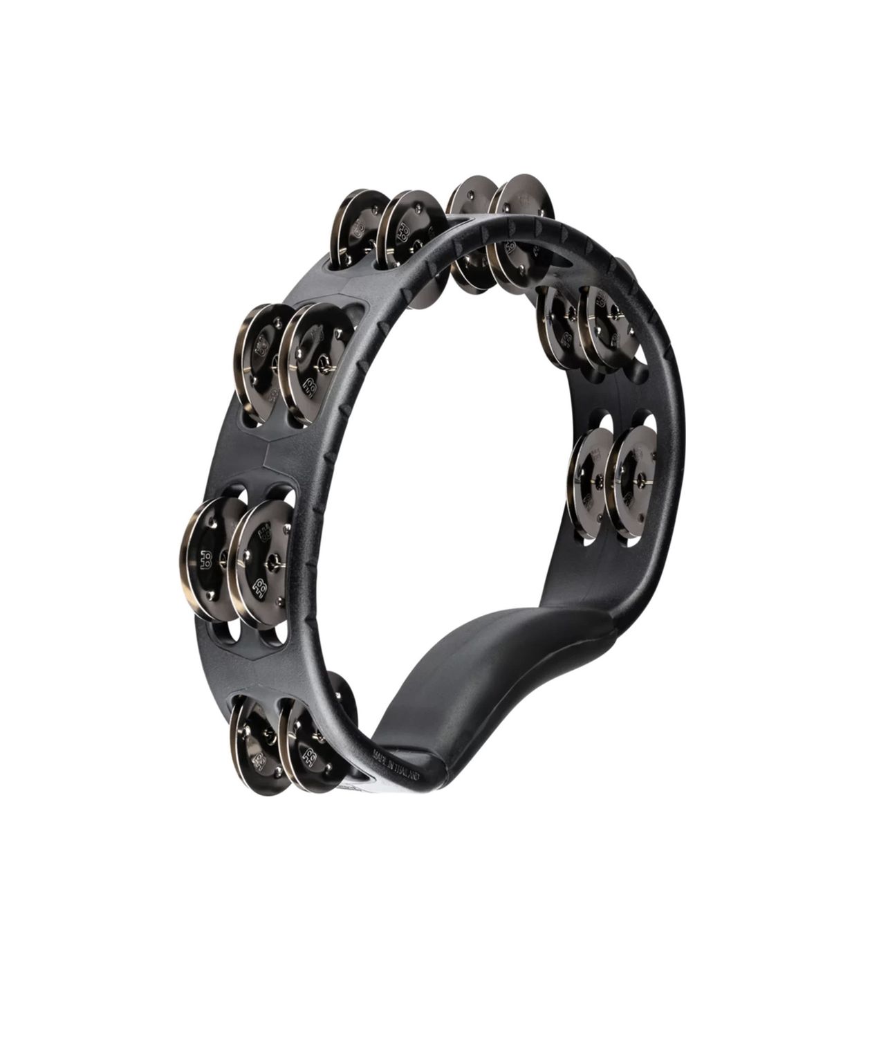 Meinl Hand Tambourine Stainless Steel Jingles HTMT1BK