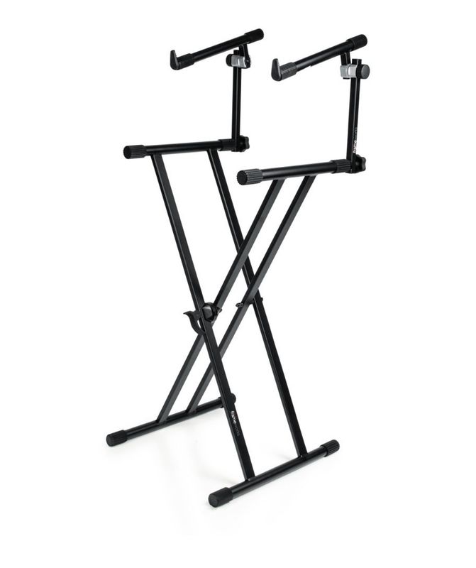 Gator GFW-KEY-5100X , Deluxe 2 Tier "X" Style Keyboard Stand