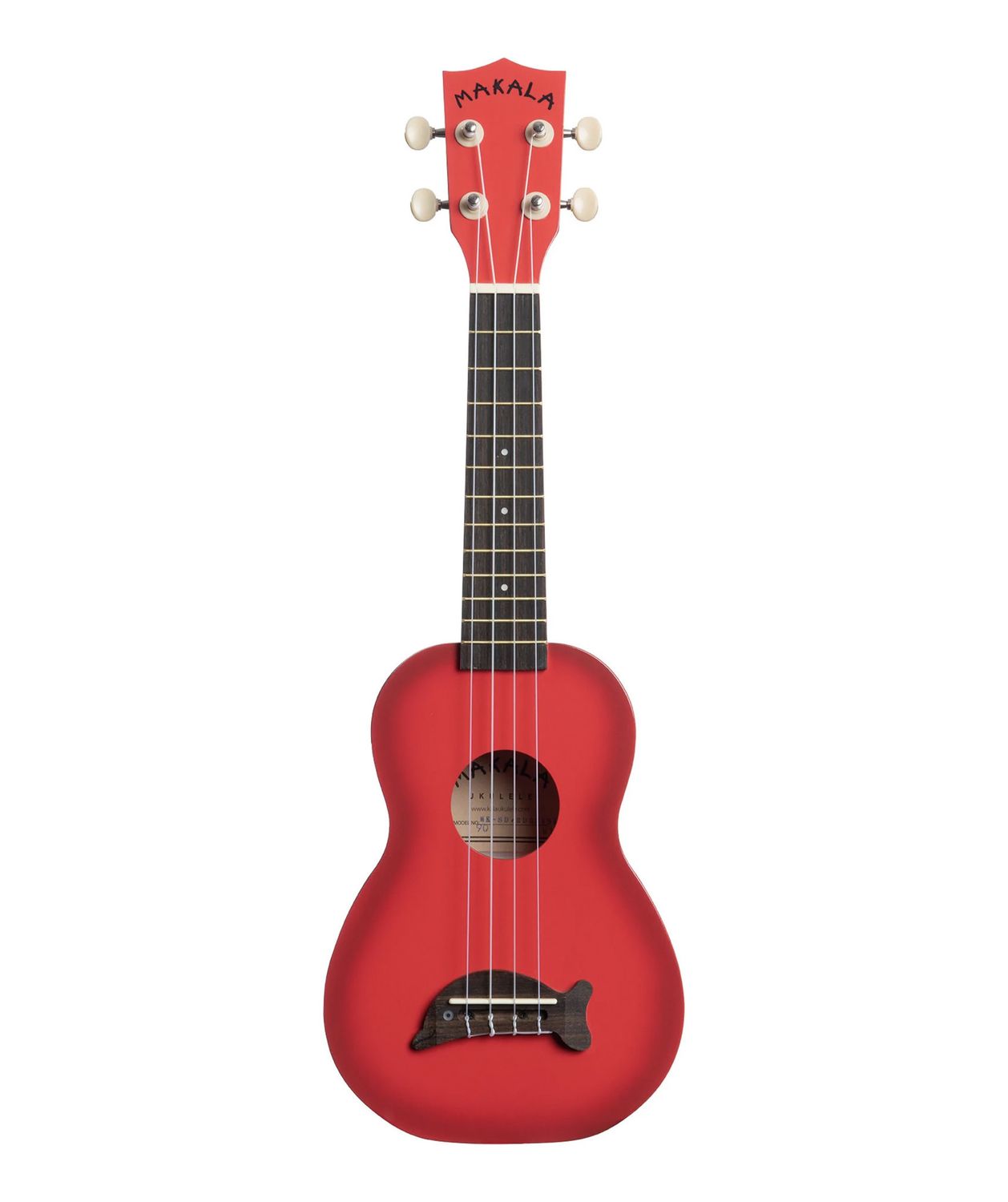 Makala MK-SD Red Burst Soprano Dolphin