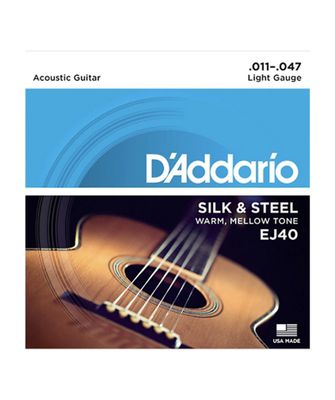 D&#39;Addario EJ40 Silk and Steel 11-47