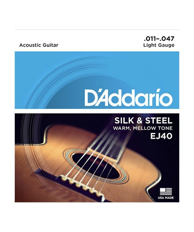 D'Addario EJ40 Silk and Steel 11-47