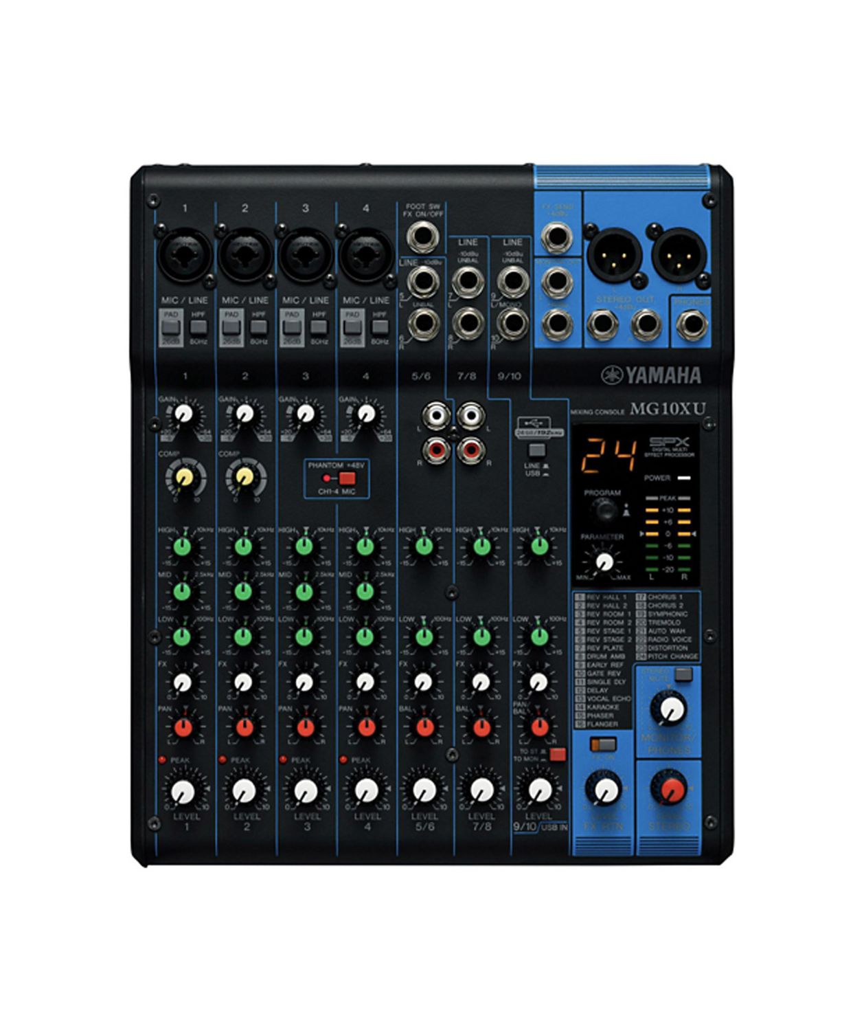 Yamaha MG10XU 10 Channel Mixer