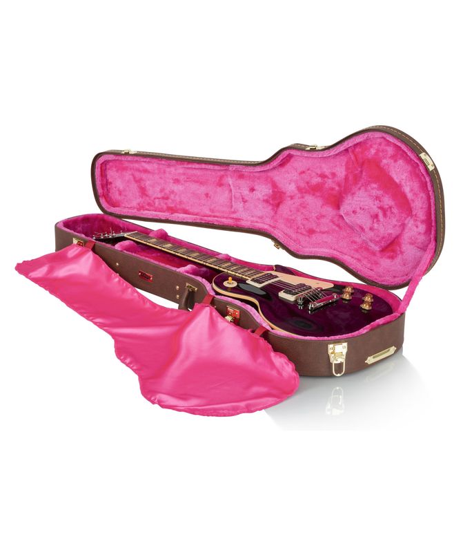 Gator GW-LP-Brown Case for Les Paul Deluxe Wood  Case