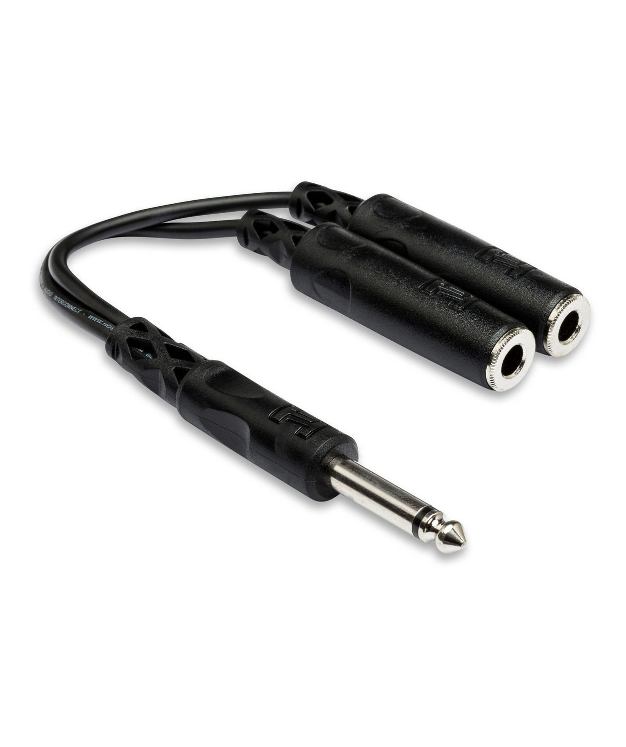 Hosa YPP- 111 Y Cable 1/4 in TS to Dual 1/4 in TSF