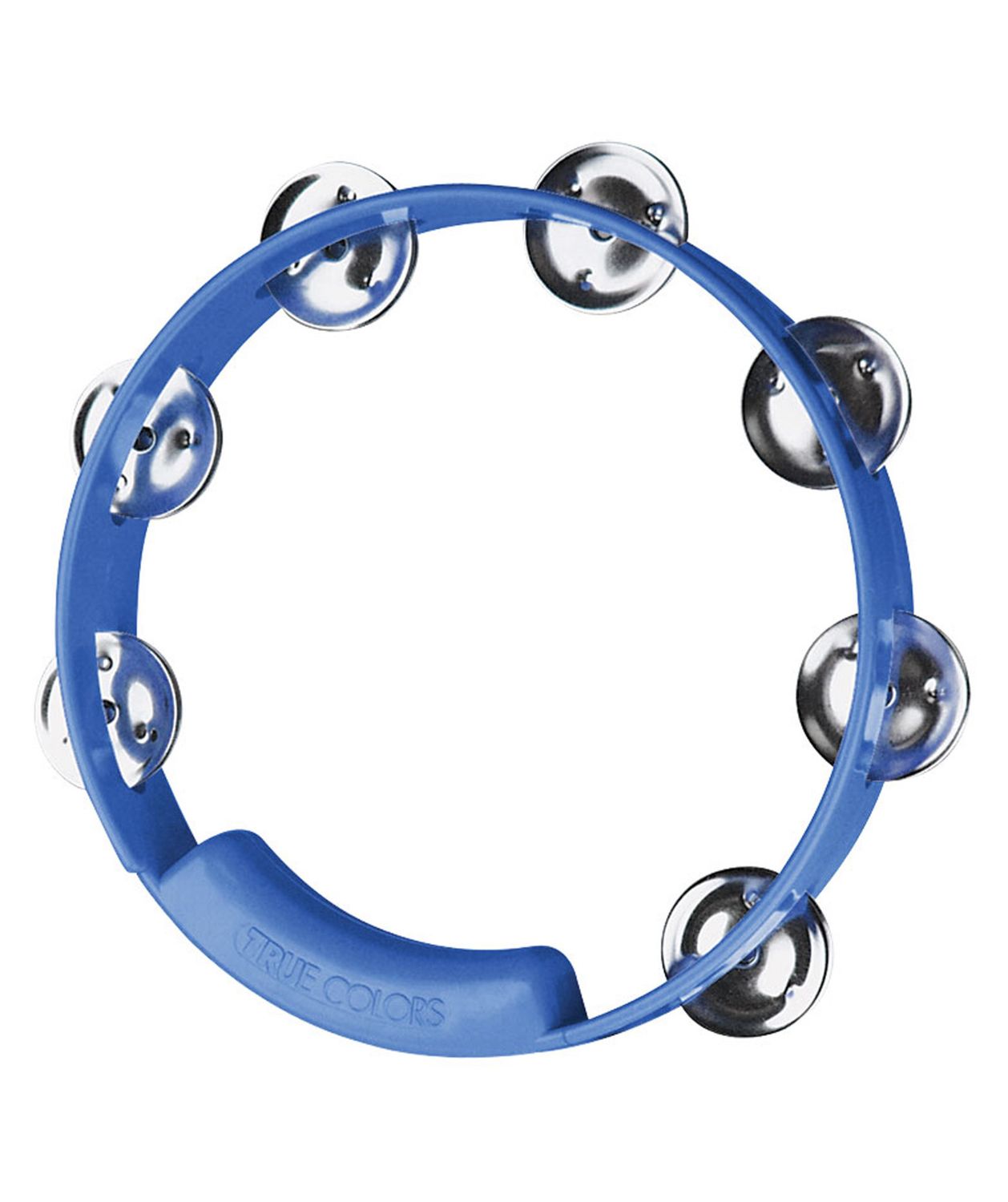 Rhythm Tech True Colors 8&quot; Tambourine-Cobalt Blue