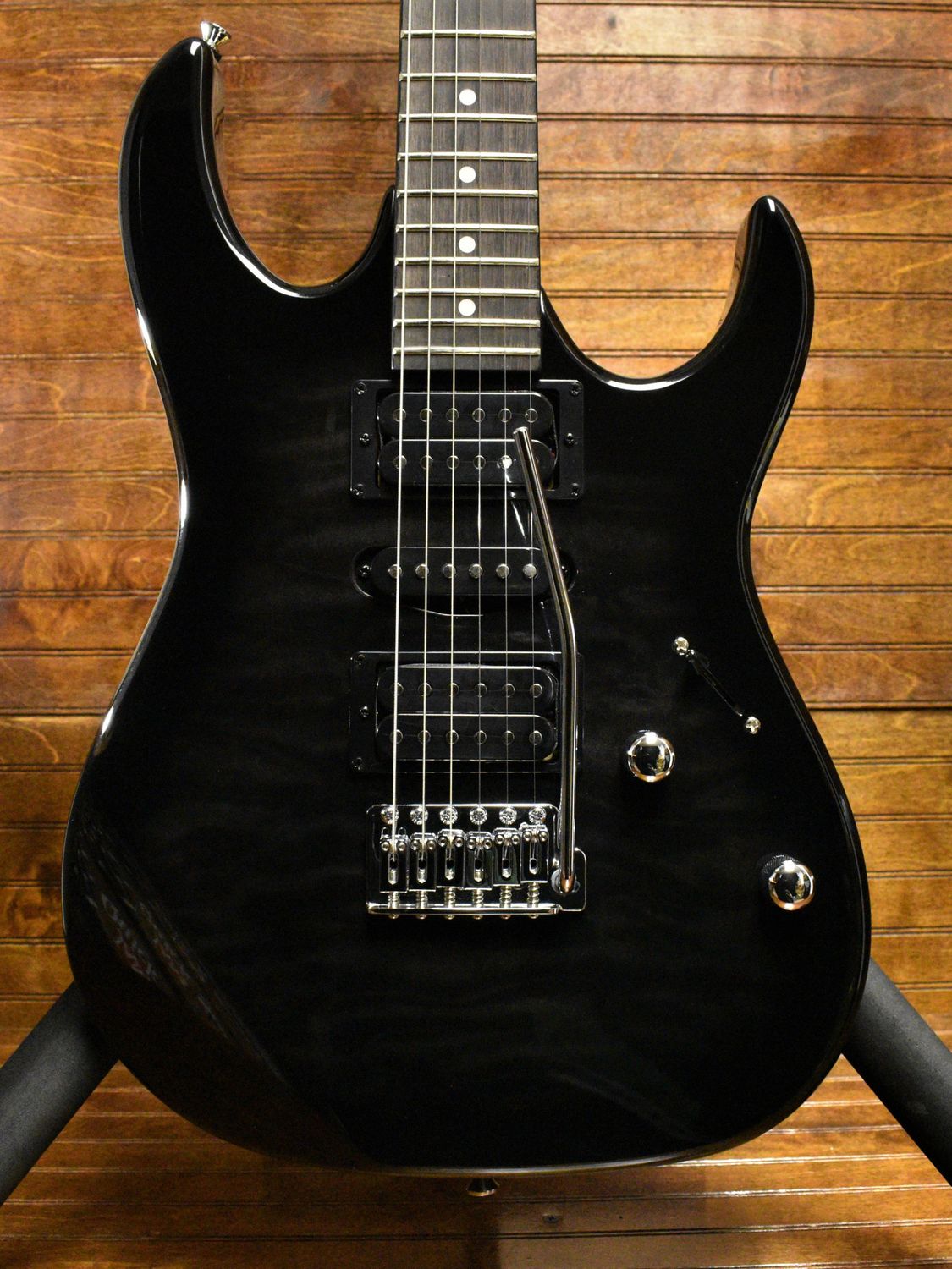 Ibanez GRX70QA, Transparent Black