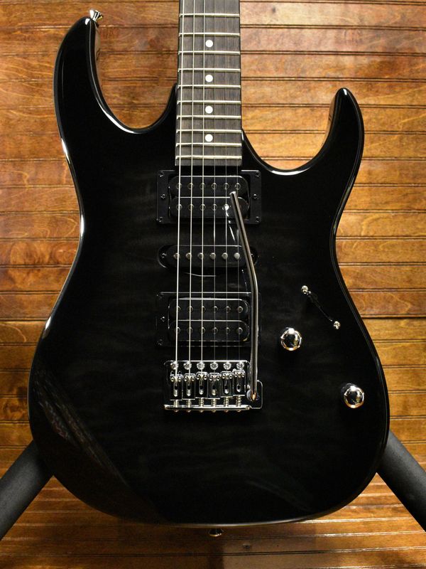 Ibanez GRX70QA, Transparent Black