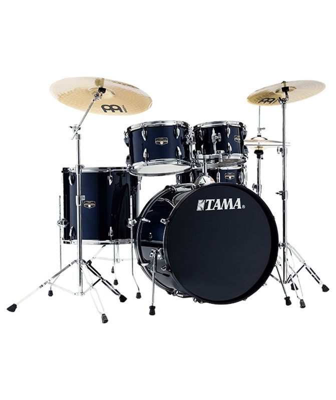 Tama Imperialstar 5-Piece Kit, Dark Blue w/cymbals and hardware